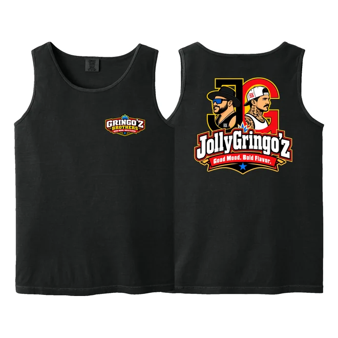 Gringo'z Brothers Tank, Black