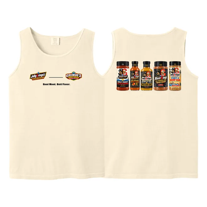 Starting Lineup Tank, Cream, Gringo'z Brothers collab